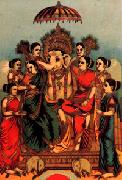 Raja Ravi Varma, Ganesha with ashta siddhi